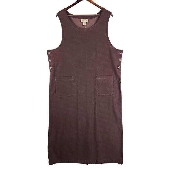 Original Ty Wear Brown Dress/Jumper Womens Plus SZ 3X Chocolate Brown EUC - Picture 1 of 16